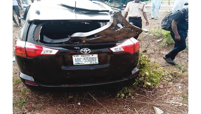 One injured as two trucks collide in Lagos car crash