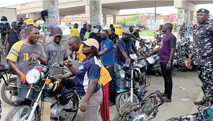 Lagos task force to crush over 130 seized motorcycles