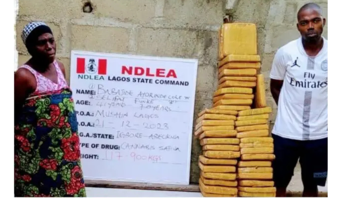 NDLEA nabs 70-year-old grandma, her son for drug trafficking