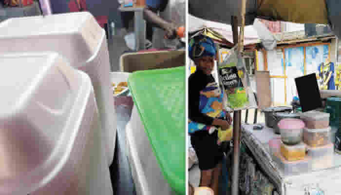 Lagos food vendors turn to nylon bags after styrofoam ban