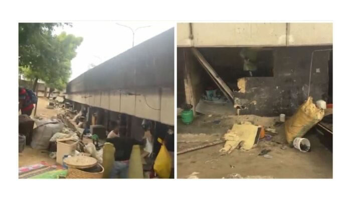 Lagos under bridge where tenants paid N250,000 rent annually uncovered